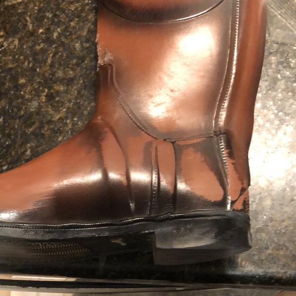 🇺🇸 Burberry Brown Rain ☔️ Boots US 8 - !!marked 39!! - Picture 3 of 16